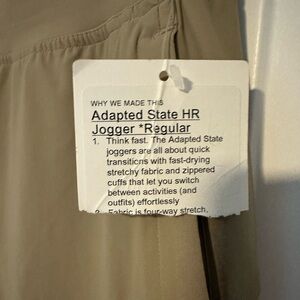 Lululemon Adapted State HR Jogger NWT